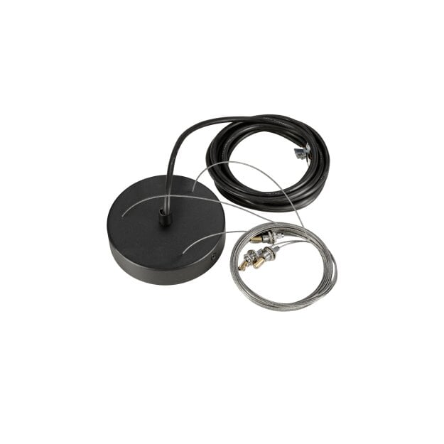 SLV 1011779 MEDO 2 ABHÄNGESET 1,5 m Pendellänge Zentral Schwarz