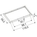 SLV 1011269 SURFACE MOUNTING FRAME Montagerahmen 1200/600 WH