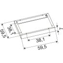 SLV 1011270 SURFACE MOUNTING FRAME Montagerahmen 600 BK