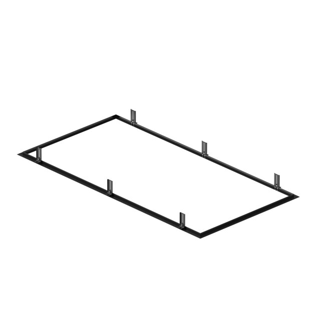 SLV 1011341 RECESSED MOUNTING FRAME Einbauhrahmen 1200/600 BK
