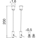 SLV 1011504 TUBULAR P Aufhängeset 2M 2 Stück