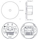 SLV 3009389 DECKENANBAUDIMMER ZIGBEE 3.0 Weiß