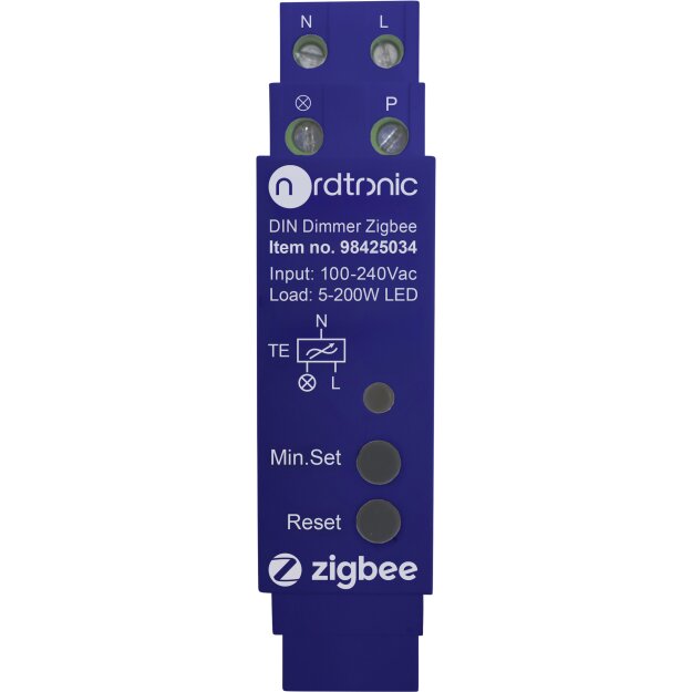 SLV 3009285 DIN-DIMMER ZIGBEE 3.0 Blau