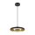 SLV 1010216 MOTUNA PD PHASE Pendelleuchte 2700 K 10 W 130° Schwarz / Goldfarben