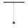 SLV 1010338 DYSKO 48 V Pendelleuchte DALI 2700 K 5,6 W 36° Schwarz