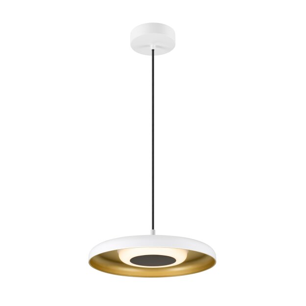 SLV 1010366 MOTUNA PD PHASE Pendelleuchte 2700 K 10 W 130° Weiß / Goldfarben