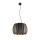 SLV 1011681 HAVEN 50 PD E27 Pendelleuchte E27 1 x 40 W Schwarz