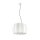 SLV 1011682 HAVEN 50 PD E27 Pendelleuchte E27 1 x 40 W Weiß