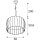 SLV 1011683 HAVEN 50 PD E27 Pendelleuchte E27 1 x 40 W Gold