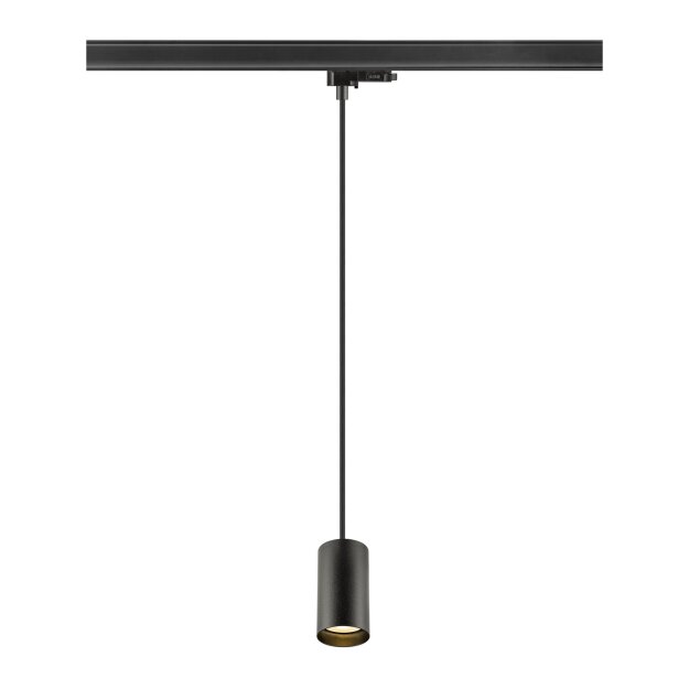 SLV 1011715 ENOLA 2.0 M 3~ Pendelleuchte SINGLE QPAR51 1 x 10 W Schwarz