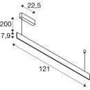 SLV 1011951 LINIUS 120 PD DALI DECKENROSETTE Pendelleuchte 2700 K 34 W 90° Messing