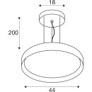 SLV 1011992 OVANA 44 PD LED PHASE CCT Pendelleuchte...