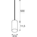 SLV 1012030 FITU LAMP SET PD STONE 1~ Pendelleuchte E27...