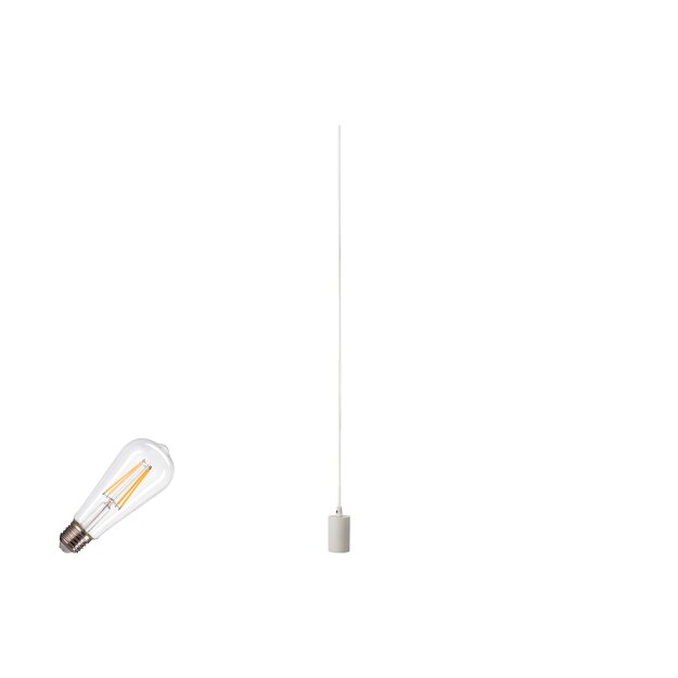 SLV 1012033 FITU LAMP SET PD 1~ Pendelleuchte E27 2700 K PHASE 320° Weiß