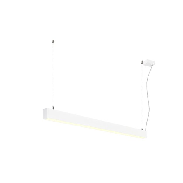 SLV 1012154 GLENOS® 2.0 PD 1,2M DALI UGR19 Pendelleuchte Pendellänge: 200 cm 3000 K 38 W 80° Weiß