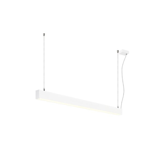 SLV 1012156 GLENOS® 2.0 PD 1,2M DALI UGR19 Pendelleuchte Pendellänge: 200 cm 4000 K 38 W 80° Weiß