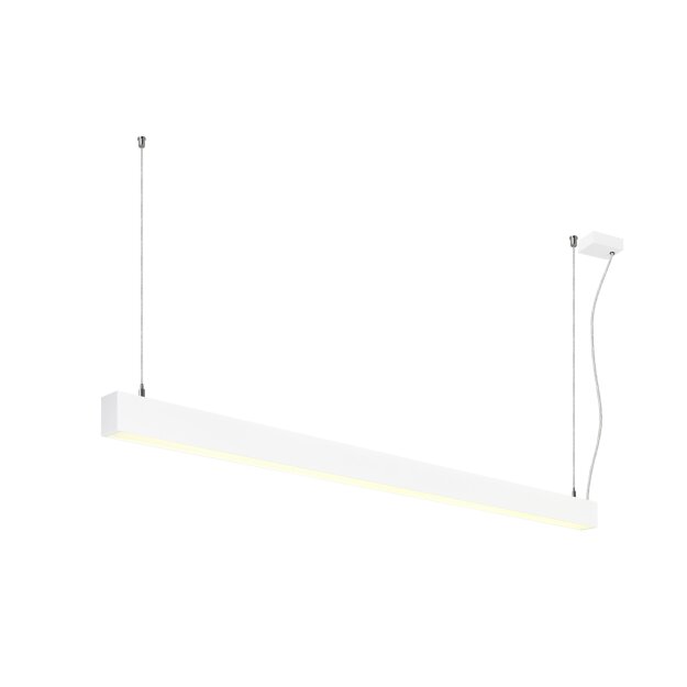 SLV 1012158 GLENOS® 2.0 PD 1,5M DALI UGR19 Pendelleuchte Pendellänge: 200 cm 3000 K 46 W 80° Weiß