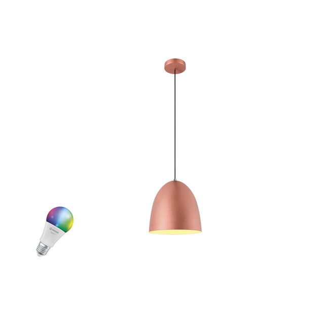 SLV 1012525 PARA CONE 30 SMART SET PD E27 Pendelleuchte Pendellänge: 30 cm RGBW Weiß