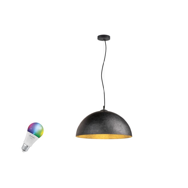 SLV 1012529 FORCHINI 50 SMART SET PD E27 A60 ZIGBEE RGBW Pendelleuchte Schwarz