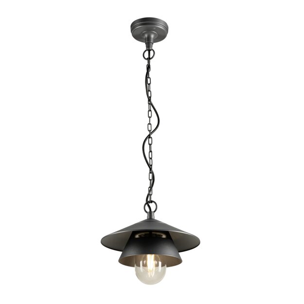SLV 1011025 SEJERO Pendelleuchte E27 Pendellänge 49.1 cm 1 x max. 15 W Anthrazit