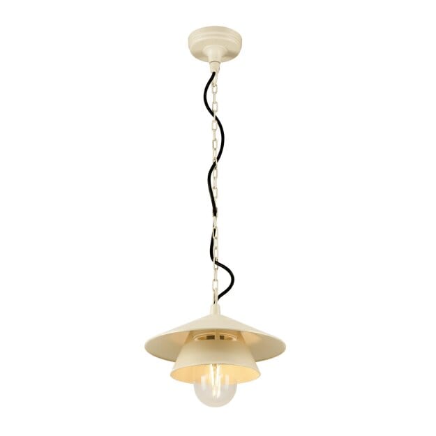 SLV 1011026 SEJERO Pendelleuchte E27 Pendellänge 49.1 cm 1 x max. 15 W Beige