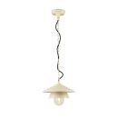 SLV 1011026 SEJERO Pendelleuchte E27 Pendellänge 49.1 cm 1 x max. 15 W Beige
