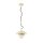 SLV 1011026 SEJERO Pendelleuchte E27 Pendellänge 49.1 cm 1 x max. 15 W Beige