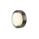 SLV 1011263 AINOS SLIDE WL Wandaufbauleuchte rund SENSOR 2700/3000 K 11,5 W IP65 Schwarz