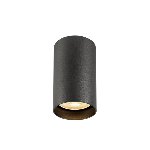 SLV 1011719 ENOLA 2.0 M CL SINGLE QPAR51 Deckenaufbauleuchte 1 x 10 W Schwarz