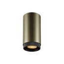 SLV 1011848 GRIP! L CL QPAR51 Deckenaufbauleuchte GU10 1 x 6 W Bronze / Schwarz