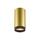 SLV 1011849 GRIP! L CL QPAR51 Deckenaufbauleuchte GU10 1 x 6 W Gold / Schwarz