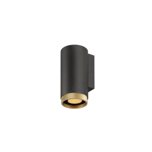 SLV 1011878 GRIP! L Wandaufbauleuchte UP OR DOWN QPAR51 1 x 6 W Schwarz