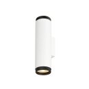 SLV 1011881 GRIP! L Wandaufbauleuchte UP/DOWN QPAR51 2 x 6 W Weiß