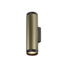 SLV 1011883 GRIP! L Wandaufbauleuchte UP/DOWN QPAR51 2 x 6 W Bronze