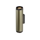 SLV 1011883 GRIP! L Wandaufbauleuchte UP/DOWN QPAR51 2 x 6 W Bronze