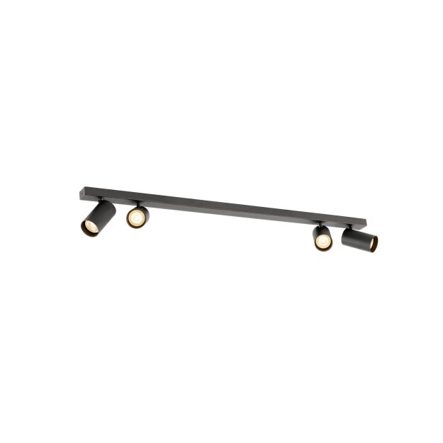 SLV 1011889 ENOLA 2.0 M CL QUAD QPAR51 LONG Deckenaufbauleuchte 4 x 10 W Schwarz