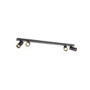 SLV 1011889 ENOLA 2.0 M CL QUAD QPAR51 LONG Deckenaufbauleuchte 4 x 10 W Schwarz
