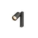 SLV 1011895 ENOLA 2.0 M CW SINGLE QPAR51 eckig Wand- und Deckenaufbauleuchte 1 x 10 W Schwarz