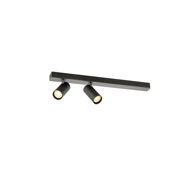SLV 1011911 ENOLA 2.0 S CL DOUBLE GU10 MINI PAR11 LONG Deckenaufbauleuchte 2 x 5 W Schwarz