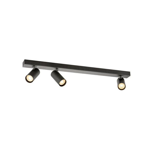 SLV 1011913 ENOLA 2.0 S CL TRIPPLE GU10 MINI PAR11 LONG Deckenaufbauleuchte 3 x 5 W Schwarz