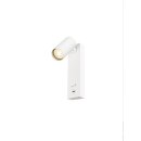 SLV 1011924 ENOLA 2.0 S WL SINGLE GU10 MINI PAR11 BEDSIDE USB C Wandaufbauleuchte 1 x 5 W Weiß