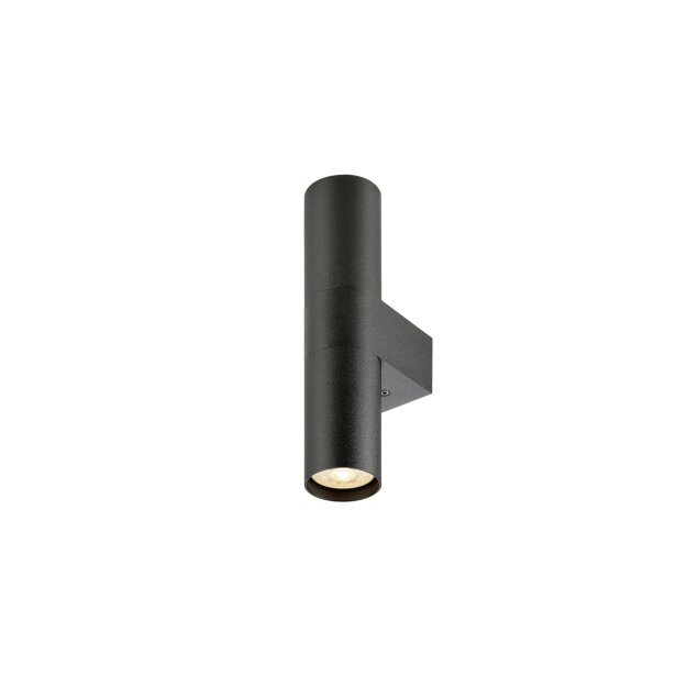SLV 1011927 ENOLA 2.0 S WL DOUBLE GU10 MINI PAR11 Wandaufbauleuchte 2 x 5 W Schwarz