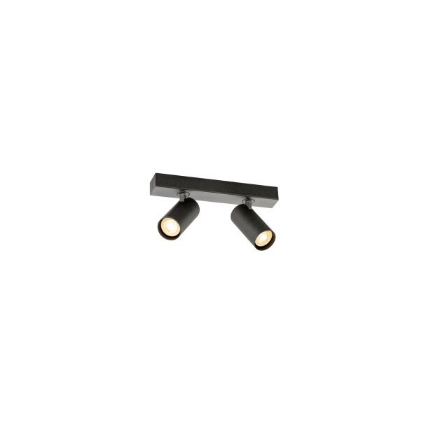 SLV 1011931 ENOLA 2.0 S CL DOUBLE GU10 MINI PAR11 Deckenaufbauleuchte 2 x 5 W Schwarz