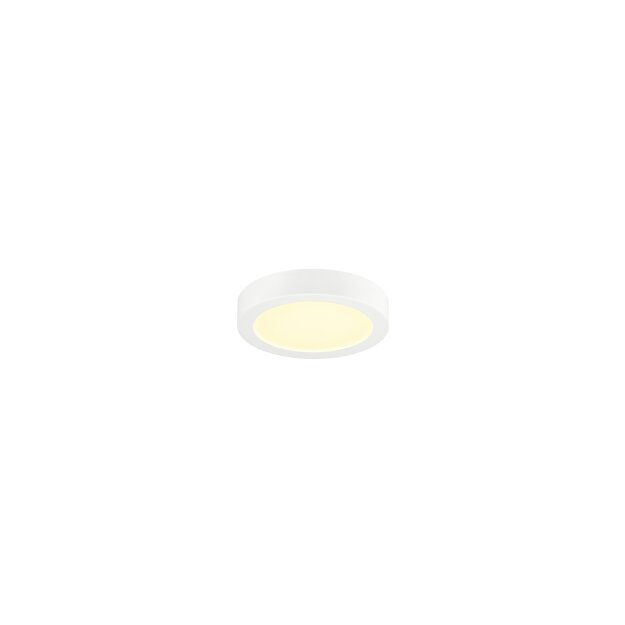 SLV 1012225 SENSER 2.0 24 CW rund DALI Wand- und Deckenaufbauleuchte 3000 K / 4000 K 23 W 90° Weiß