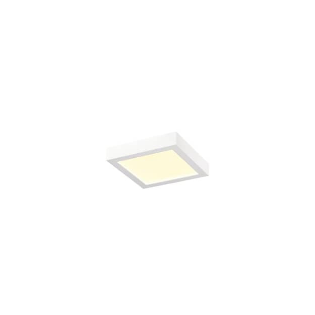 SLV 1012226 SENSER 2.0 24 CW eckig DALI Wand- und Deckenaufbauleuchte 3000 K / 4000 K 23 W 90° Weiß