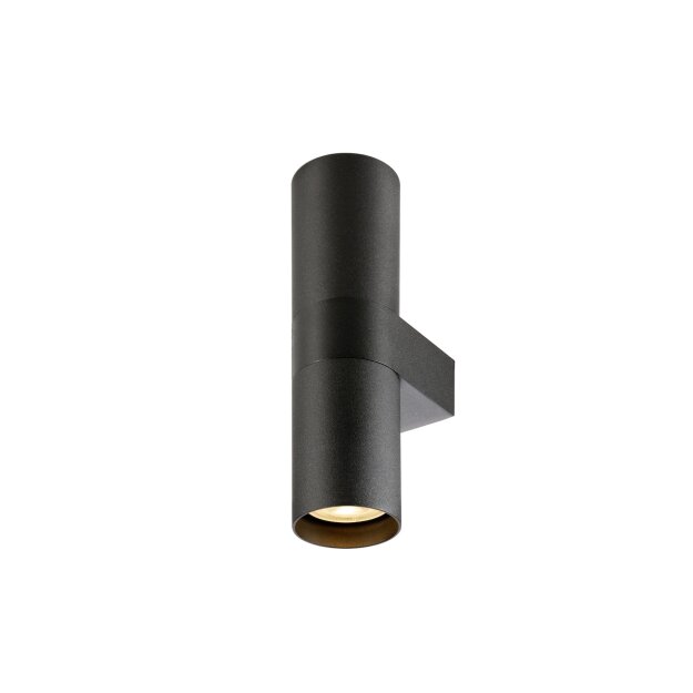 SLV 1012518 ENOLA 2.0 M SMART SET WL DOUBLE GU10 PAR16 ZIGBEE TW Wandaufbauleuchte Schwarz