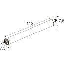 SLV 1011475 TUBULAR P Feuchtraumleuchte 1200 560 840 WH DALI2 OPL PMMA