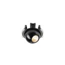 SLV 1010355 DYSKO DL rund PHASE Deckeneinbauleuchte 2700 K 6,4 W 36° Schwarz