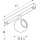 SLV 1010377 DYSKO 48V Spot DALI ,deep & recessed track 2700 K 5,6 W 36° Schwarz