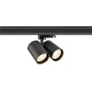 SLV 1011765 BIMA 2.0 3~ Spot DOUBLE QPAR51 2 x 10 W Schwarz